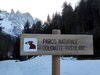 Entrata nel Parco Naturale delle Dolomiti Friulane