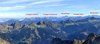 Panorama da Cima d'Asta verso il Lagorai e le Dolomiti
