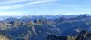 Panorama da Cima d'Asta verso il Lagorai e le Dolomiti