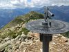 Il puntatore dell'Osservatorio, verso il monte Cenon e dietro il Lagorai